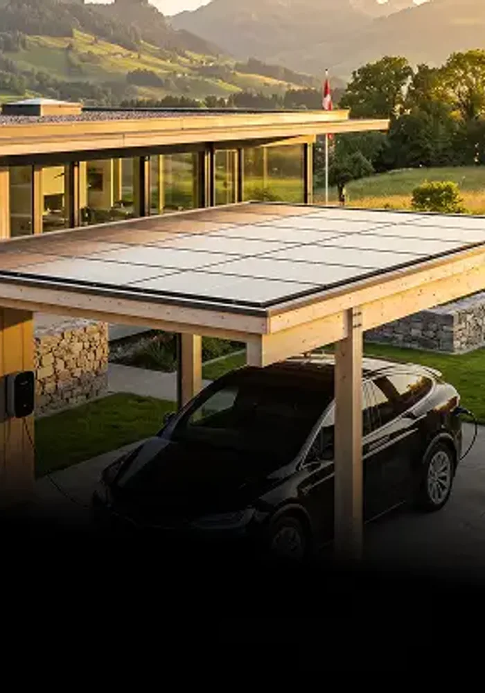 Panneaux photovoltaïques — Bulle (Fribourg)