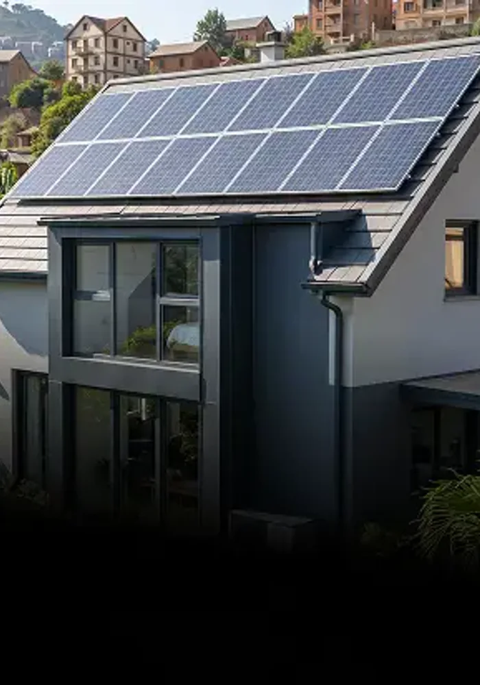 Panneaux photovoltaïques — Estavayer-le-Lac (FR)