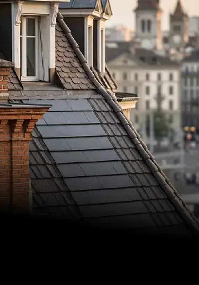 Panneaux photovoltaïques — Carouge (Genève)